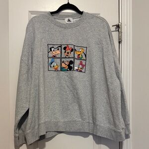 Disney Gray Sweatshirt with Characters